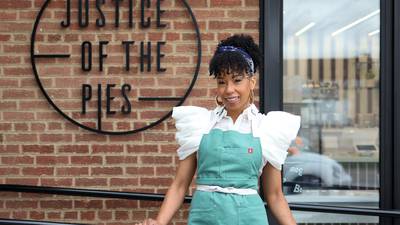 Column: Chef Maya-Camille Broussard makes pies and peace at her new Justice of the Pies bakery in Chicago