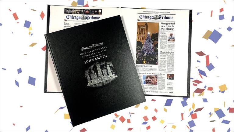 Commemorate History with the Top-Selling Chicago Tribune Birthday Book!