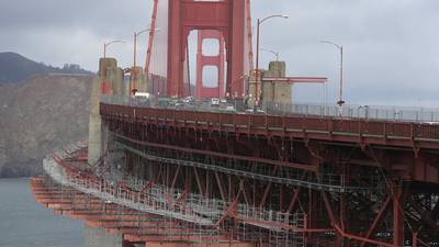 San Francisco finally installs nets to stop suicides off Golden Gate Bridge 