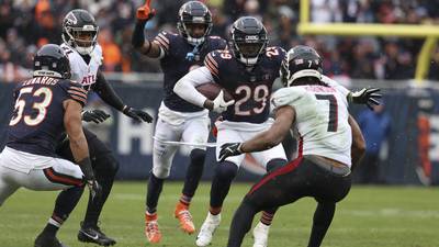 With 2 interceptions, Chicago Bears rookie cornerback Tyrique Stevenson was named the NFC defensive player of the week