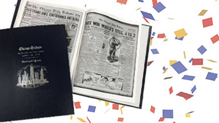 Commemorate History with the Chicago Tribune Birthday Book!