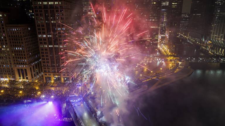 Chicago's New Year's Eve fireworks