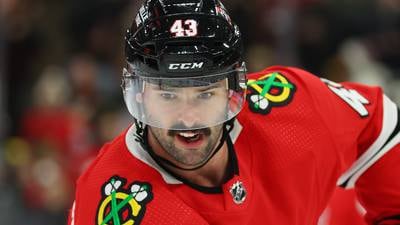 Chicago Blackhawks’ Colin Blackwell briefly forgot who he is — a hitter: ‘He’s a little bowling ball coming’
