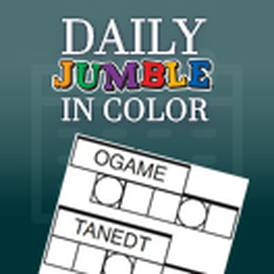 Jumble Daily in color