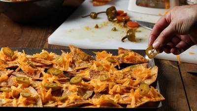 Building a superior Super Bowl nacho bar comes down to the 3 C’s — chips, cheese, chiles 
