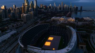 The grass is greener at Soldier Field — and that’s great for the Chicago Bears. Here’s how ultraviolet lights have helped.