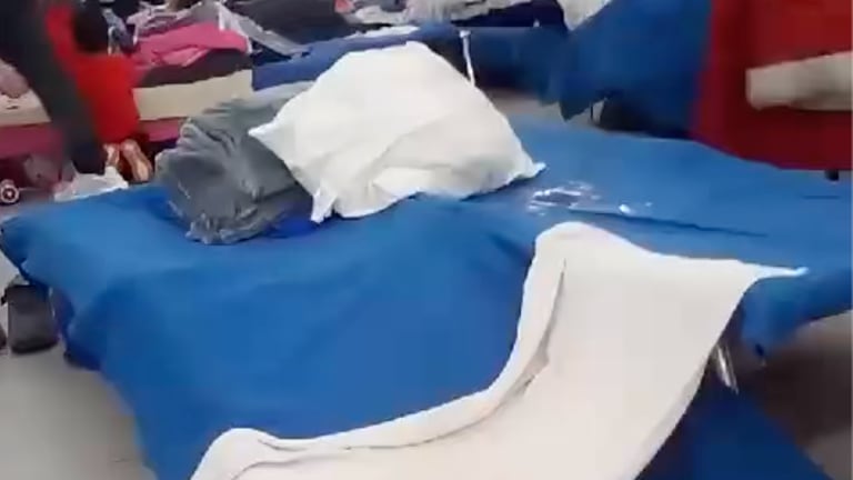 Inside a migrant shelter in Chicago